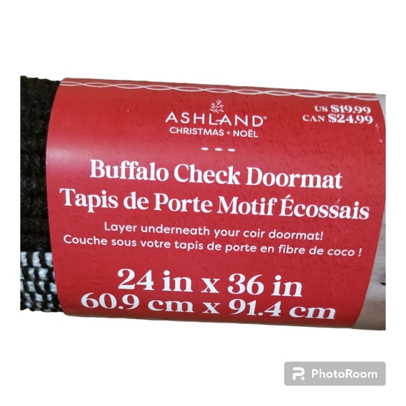 Ashland doormat rug buffalo check 24 x 36 - Picture 2 of 4